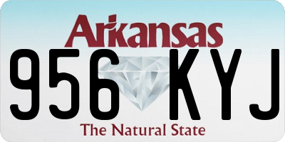 AR license plate 956KYJ