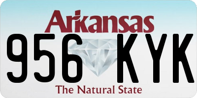 AR license plate 956KYK