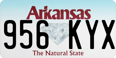 AR license plate 956KYX