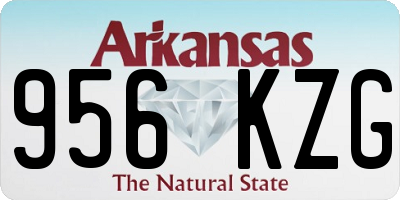 AR license plate 956KZG