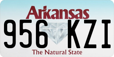 AR license plate 956KZI