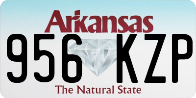 AR license plate 956KZP