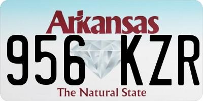 AR license plate 956KZR