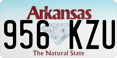 AR license plate 956KZU