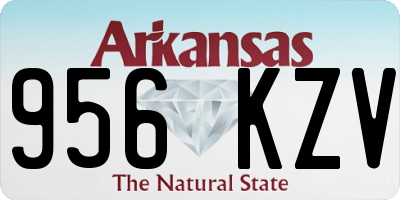 AR license plate 956KZV