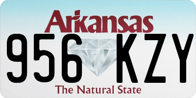 AR license plate 956KZY