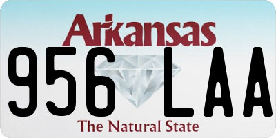 AR license plate 956LAA