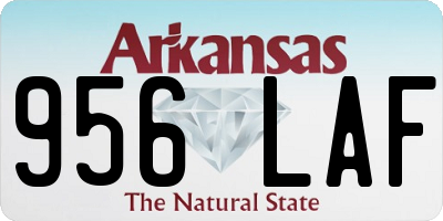 AR license plate 956LAF