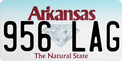 AR license plate 956LAG