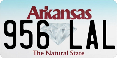 AR license plate 956LAL