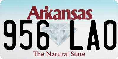 AR license plate 956LAO