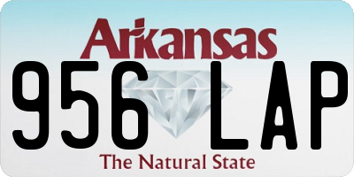 AR license plate 956LAP