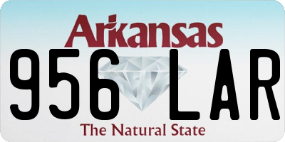 AR license plate 956LAR