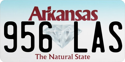 AR license plate 956LAS