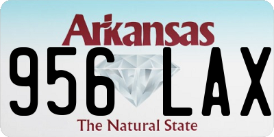 AR license plate 956LAX