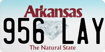 AR license plate 956LAY