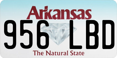 AR license plate 956LBD