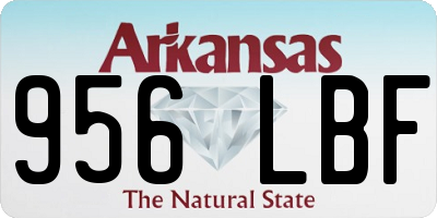 AR license plate 956LBF
