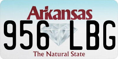 AR license plate 956LBG