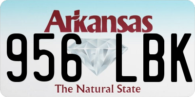 AR license plate 956LBK