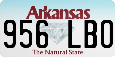 AR license plate 956LBO