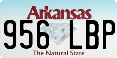 AR license plate 956LBP