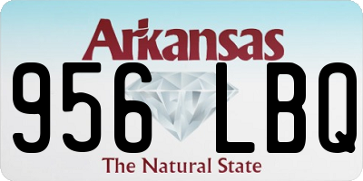 AR license plate 956LBQ