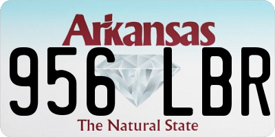AR license plate 956LBR