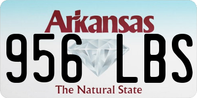 AR license plate 956LBS