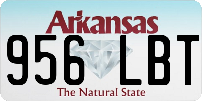 AR license plate 956LBT