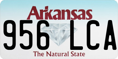 AR license plate 956LCA