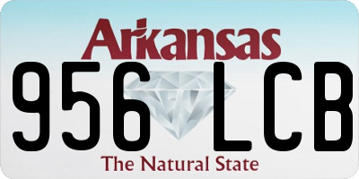 AR license plate 956LCB