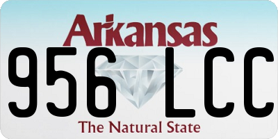 AR license plate 956LCC