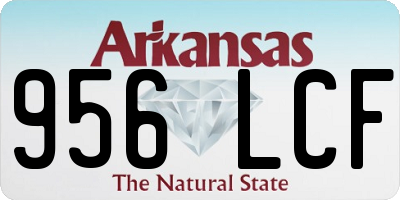AR license plate 956LCF