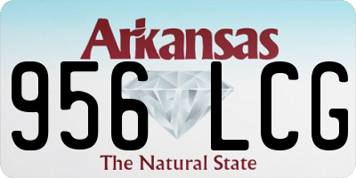 AR license plate 956LCG