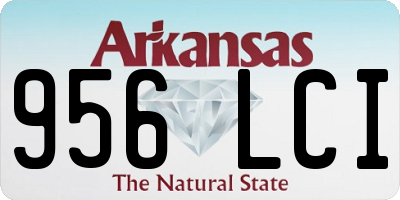 AR license plate 956LCI