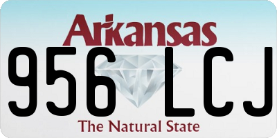 AR license plate 956LCJ