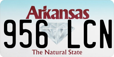 AR license plate 956LCN