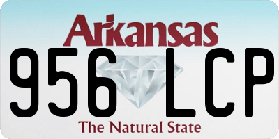 AR license plate 956LCP