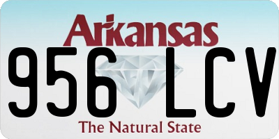 AR license plate 956LCV