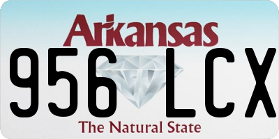 AR license plate 956LCX