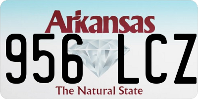 AR license plate 956LCZ