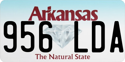 AR license plate 956LDA