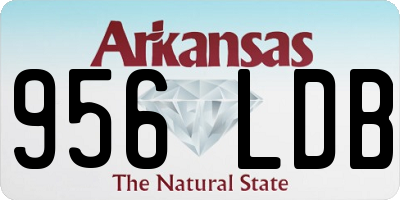 AR license plate 956LDB
