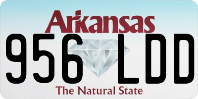 AR license plate 956LDD