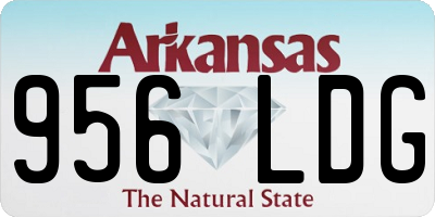 AR license plate 956LDG