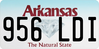 AR license plate 956LDI