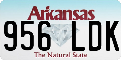 AR license plate 956LDK