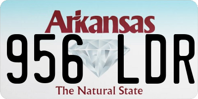 AR license plate 956LDR