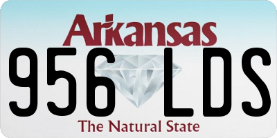 AR license plate 956LDS